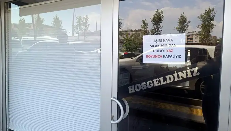 Afrika Sıcakları, Yerel Esnafı Nasıl Etkiledi? Dükkanlar Kapalı!