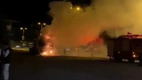 Zonguldak’ta Seyir Halindeki TIR'da Korkutan Yangın: Olay Anı Kameralarda