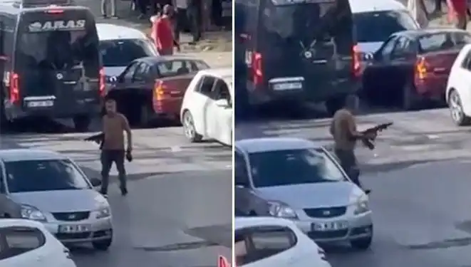 Başakşehir'de Pompalı Tüfekle Sokağı Kapatma Olayı