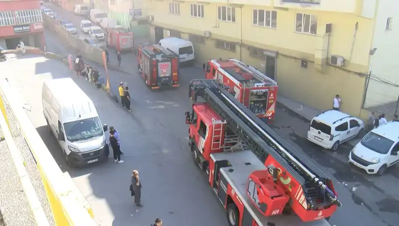 İstanbul'da Tekstil Atölyesinde Yangın: Çalışanlar Tahliye Edildi