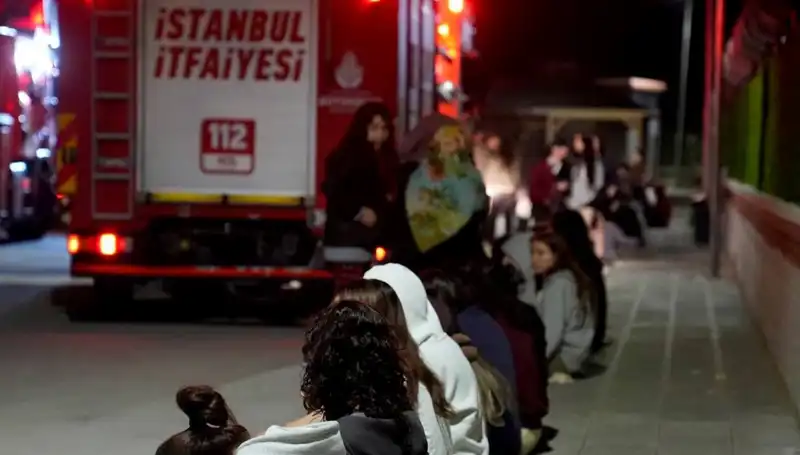 2500 Kişilik Kız Öğrenci Yurdunda Tüyler Ürperten Yangın!
