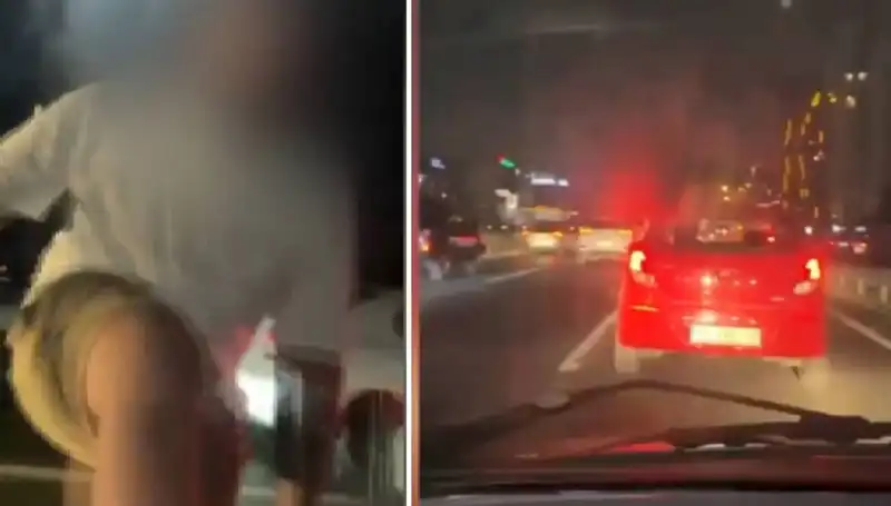 Trafik Magandası Sürücülerin Korkulu Rüyası Oldu: O Anlar Kamerada