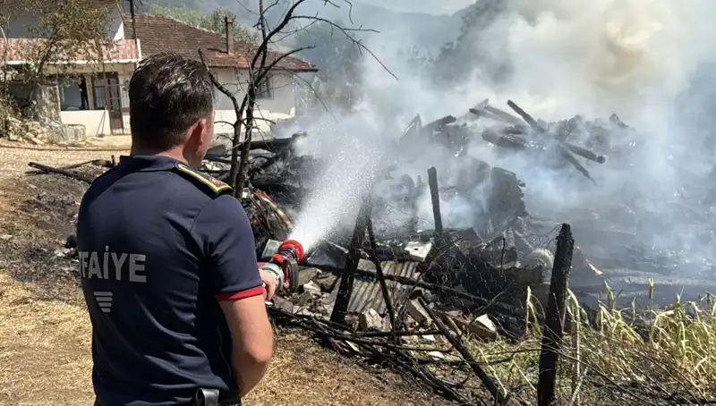 Evdeki Yangın Korkunç Bir Orman Yangınına Dönüştü: Ekipler Seferber Oldu